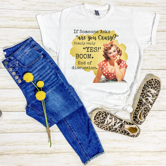 Retro Woman, Sarcastic Housewife, Retro Housewife Tee, Vintage Vibes Shirt, Funny Retro Shirt