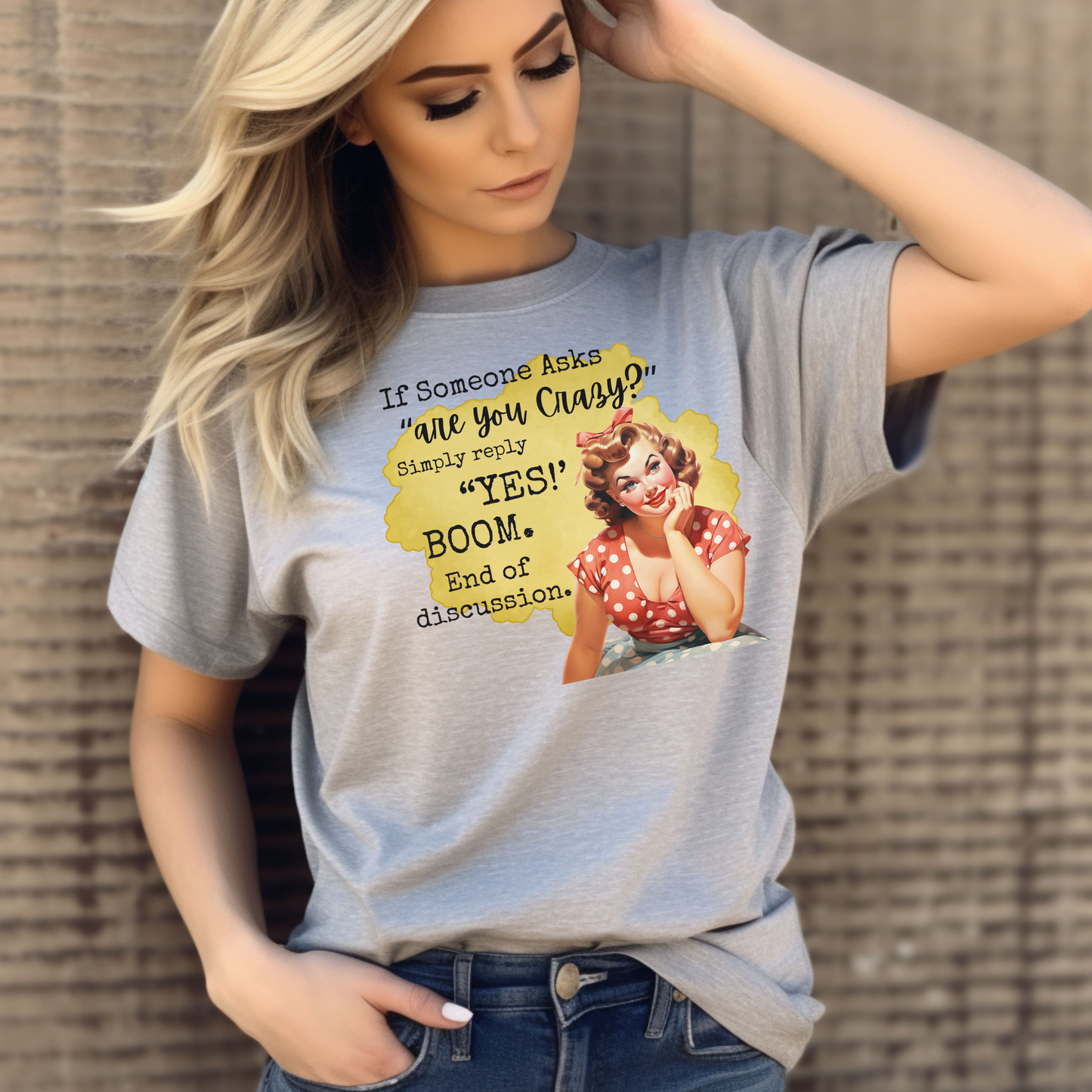 Retro Woman, Sarcastic Housewife, Retro Housewife Tee, Vintage Vibes Shirt, Funny Retro Shirt