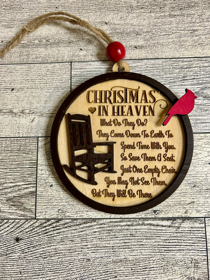 Christmas In Heaven Ornament