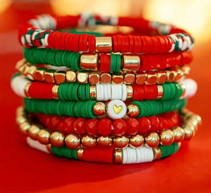 Holiday Stretchy Bracelet Set