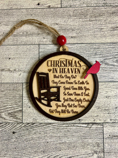 Christmas In Heaven Ornament