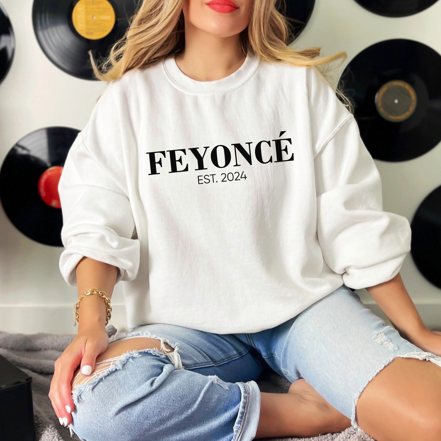 Feyonce Sweatshirt, Valentine Gift, Unisex Feyonce Sweatshirt, Engagement Gift Sweatshirt, Sweatshirt Gift for Fiancee