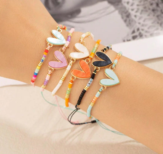 Heart Bracelet Set